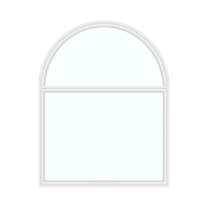Single window with top arc